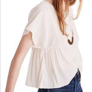 Madewell Micropleat Top